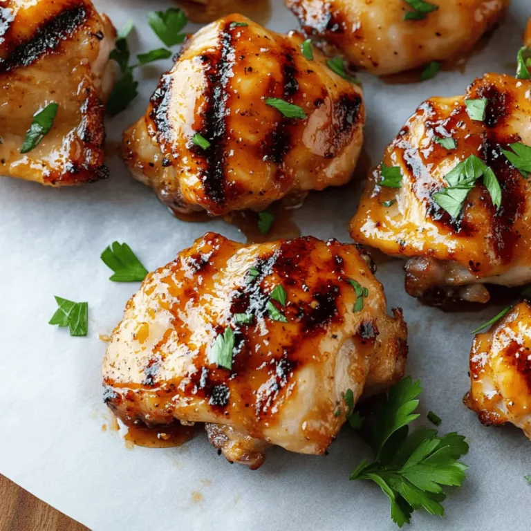 Sweet Chili Glazed Chicken Thighs