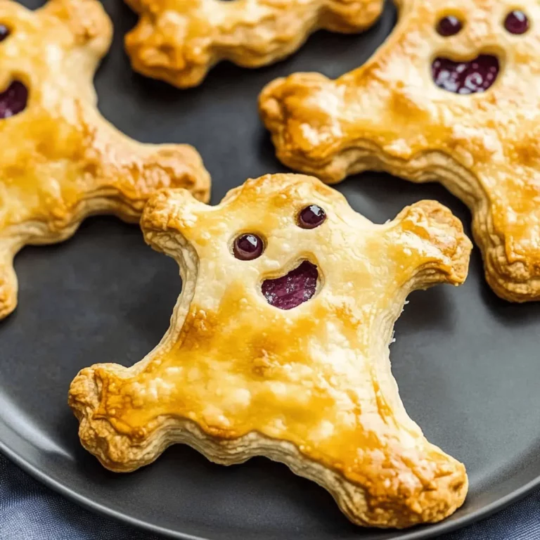 Cheeseburger Ghost Pies