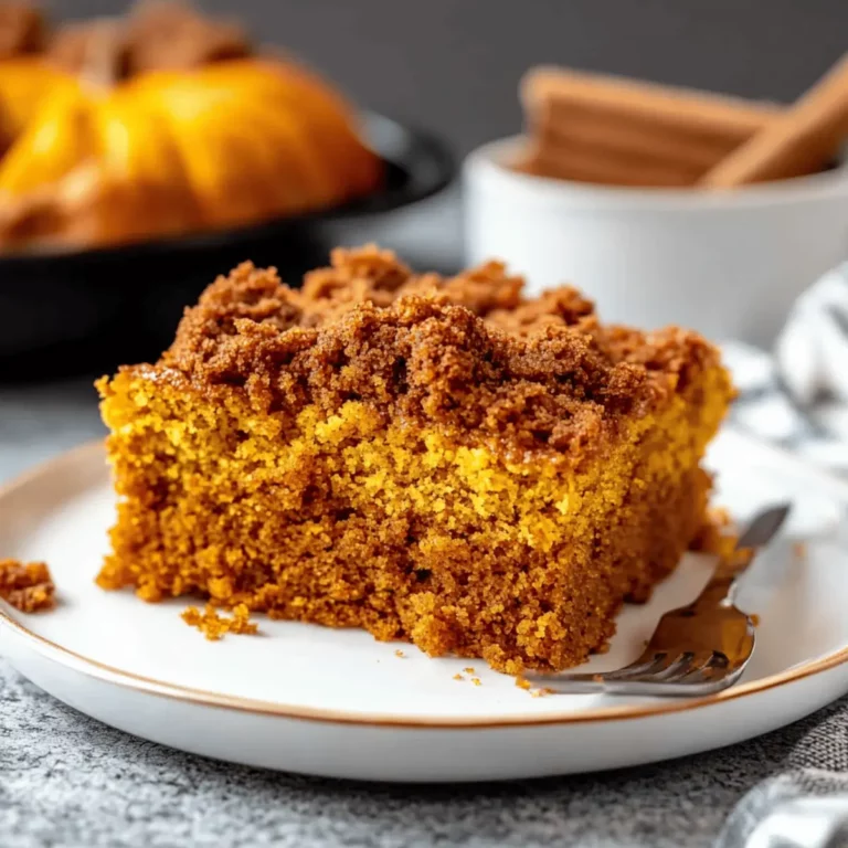 Pumpkin Coffee Cake Recipe