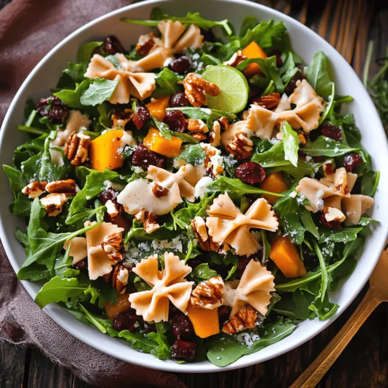 Fall Salad with Maple-Lime Dressing