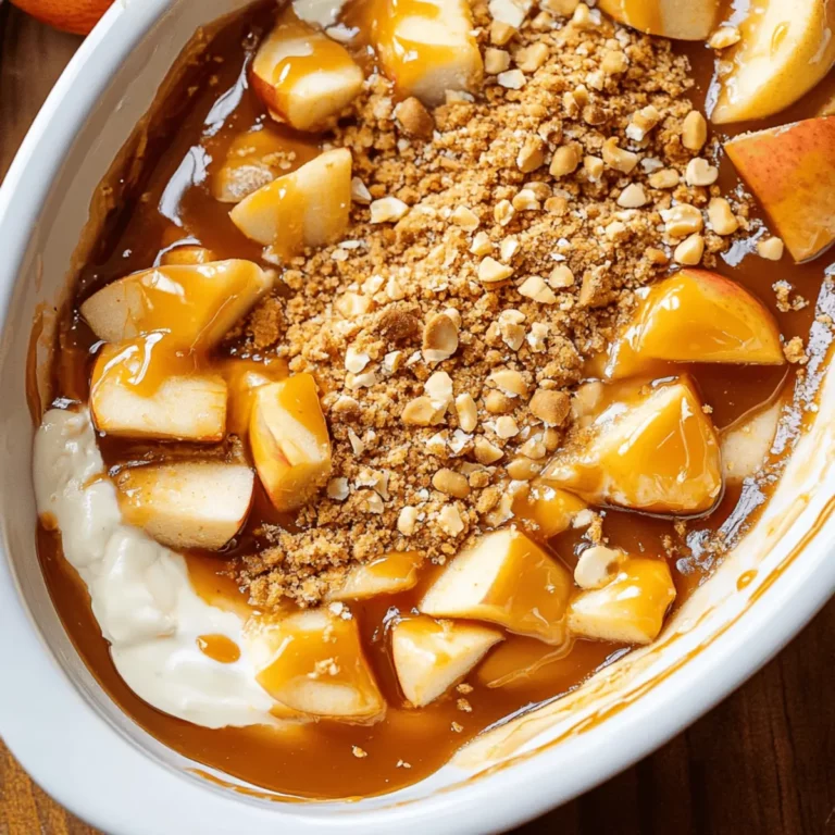 Easy Caramel Apple Cheesecake Dip Recipe