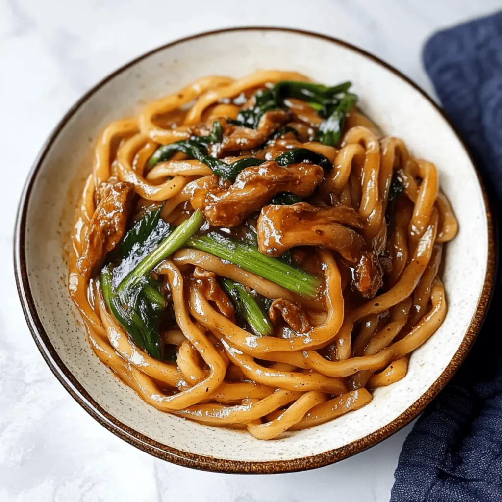 Black Pepper Udon