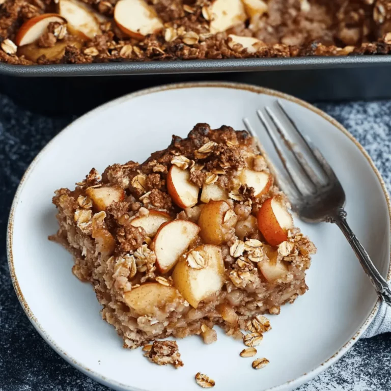 Oatmeal Apple Breakfast Bake