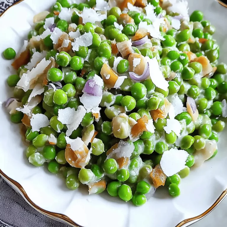 Thanksgiving Peas Side Dish