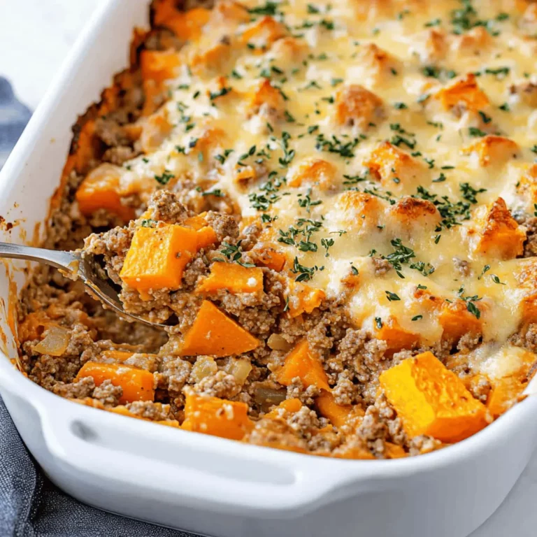 Ground Turkey Sweet Potato Casserole