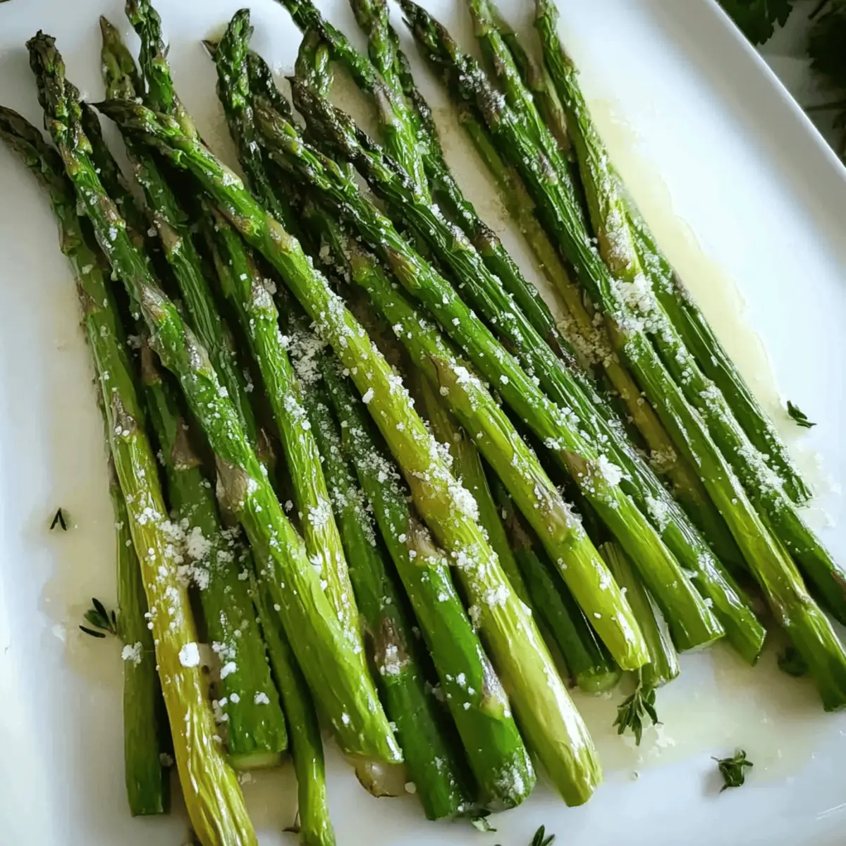 The Easiest Oven Roasted Parmesan Asparagus