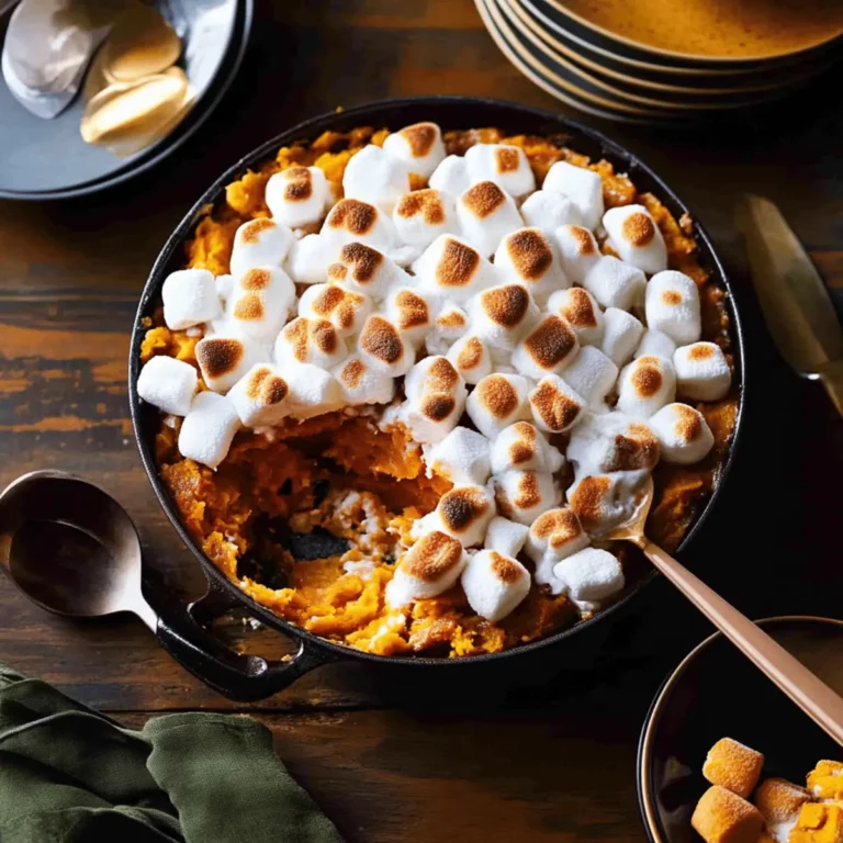 Sweet Potato Casserole with Marshmallows