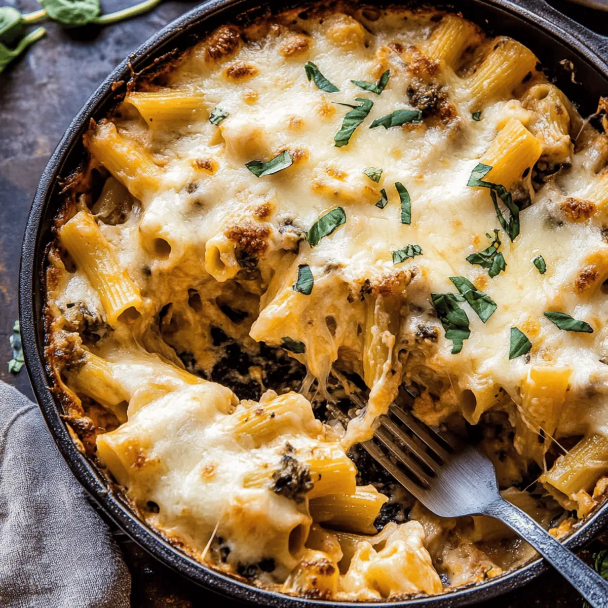 Baked 4 Cheese Butternut Squash Rigatoni
