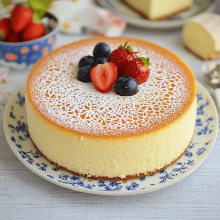 Easy Japanese Cotton Cheesecake Recipe