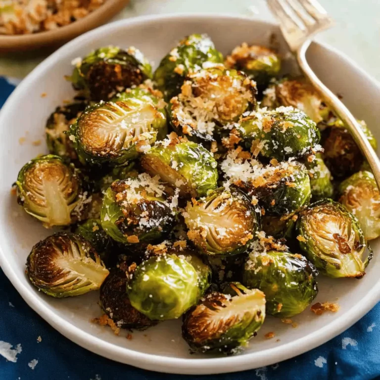 Crispy Parmesan-Crusted Roasted Brussels Sprouts