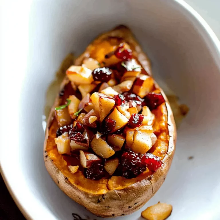 Irresistible Cranberry Apple Twice-Baked Sweet Potatoes