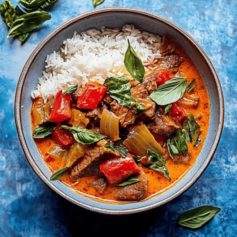 Coconut Red Curry Drip Beef