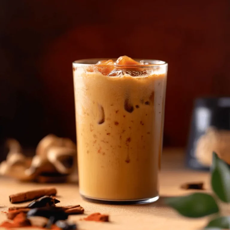 Pumpkin Chai Iced Latte