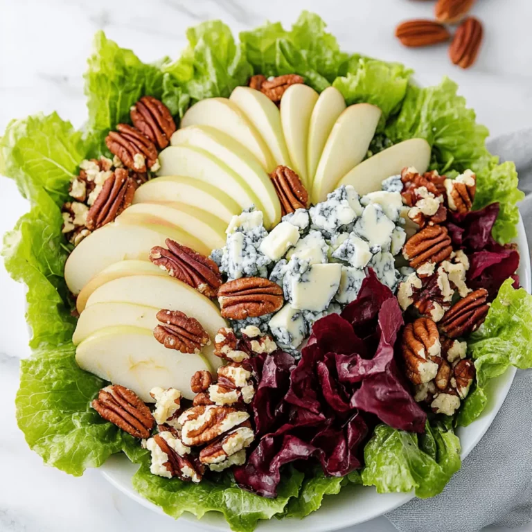 Apple Pecan Blue Cheese Salad