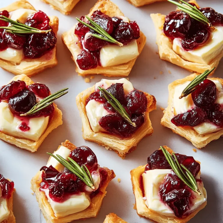 Cranberry Brie Bites