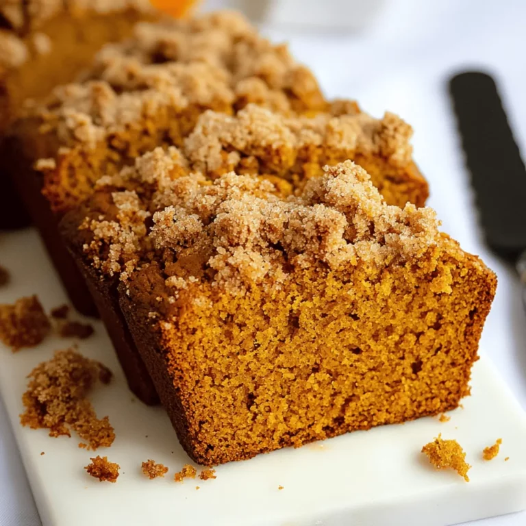 Pumpkin Streusel Bread
