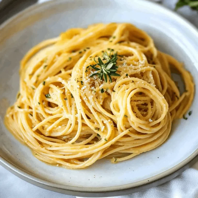 Dairy Free Butternut Squash Pasta Sauce