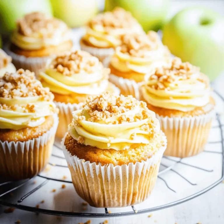 Apple Crumble Cupcakes