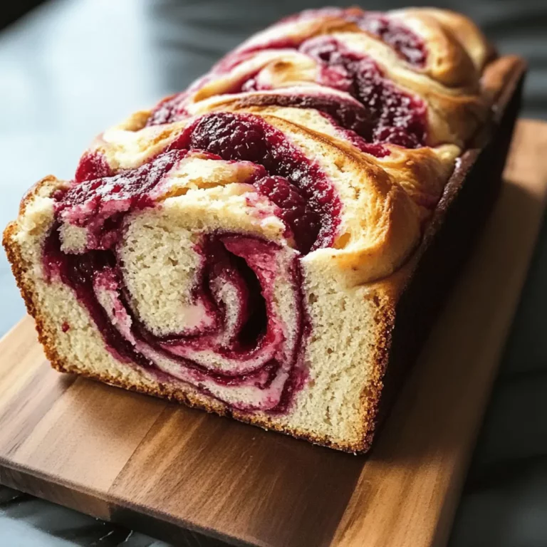 Raspberry Swirl Brioche Loaf Recipe