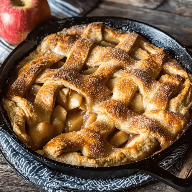 Cast Iron Skillet Apple Pie