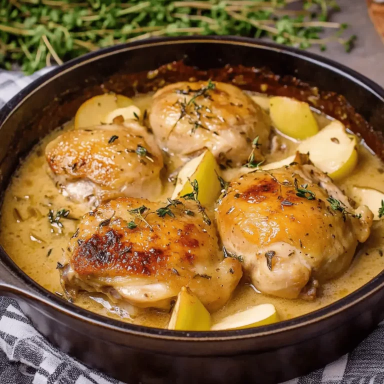 Chicken Normandy or French Apple Cider Chicken