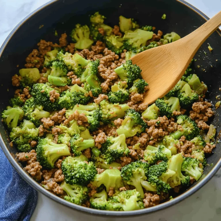 Quick & Easy Honey Garlic Ground Beef and Broccoli