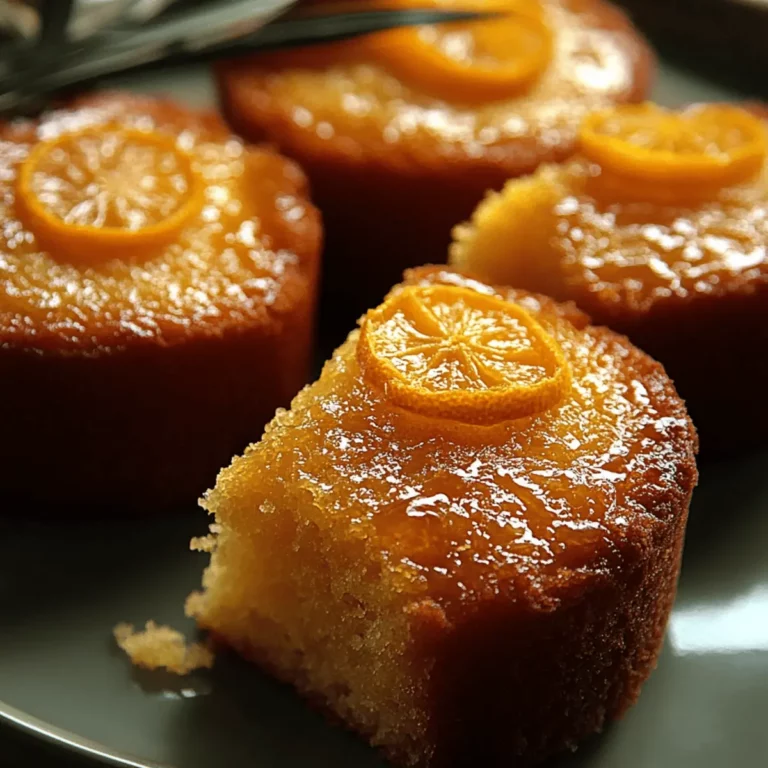 Delightful Orange Ginger Honey Cakes