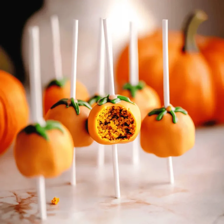 Pumpkin Cake Pops
