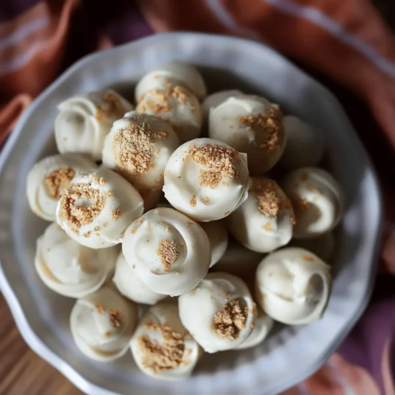 Pumpkin Cheesecake Truffles
