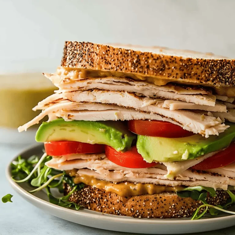 Easy Turkey Avocado Sandwich with Chipotle Mayo