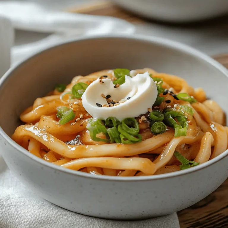 Decadent Creamy Miso Udon for Comfort Food Lovers
