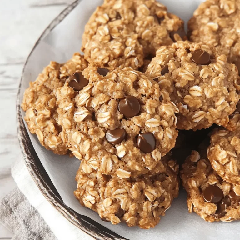 Peanut Butter Oatmeal Breakfast Cookies