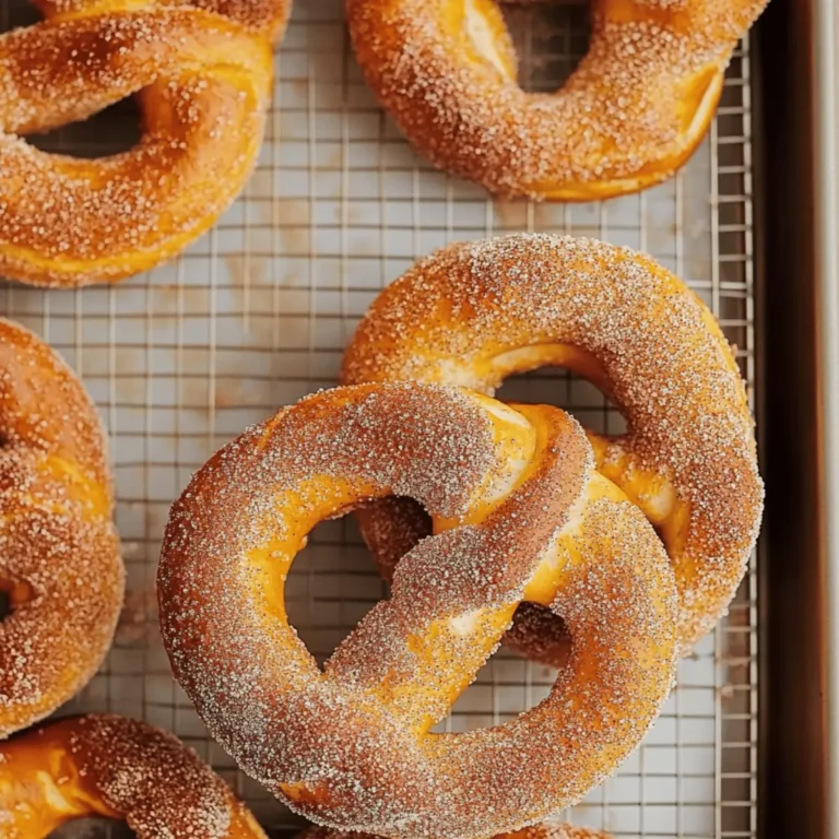 Cinnamon Sugar Soft Pretzels