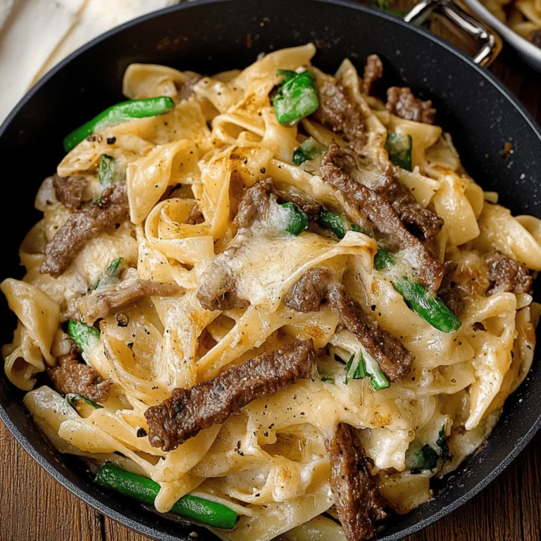 Philly Cheesesteak Pasta