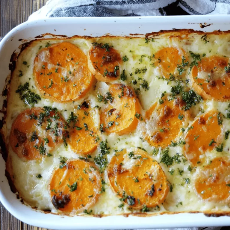 Sweet Potatoes Au Gratin
