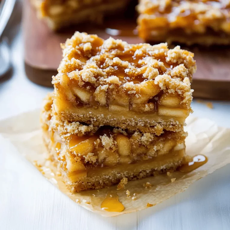 Irresistible Salted Caramel Apple Bars