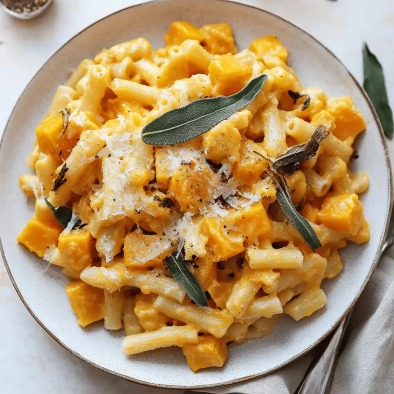 Butternut Squash & Sage Pasta