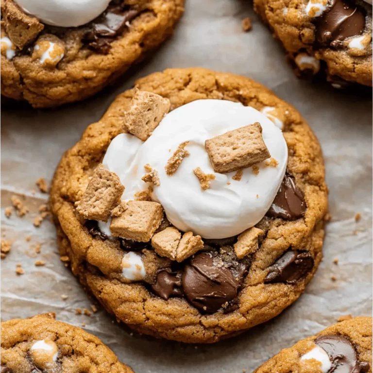Pumpkin S'mores Cookies