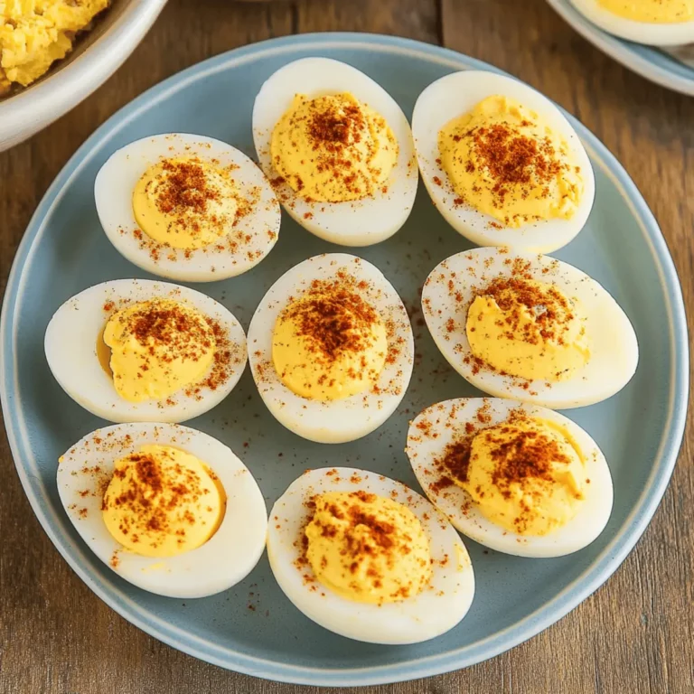 Million Dollar Deviled Eggs