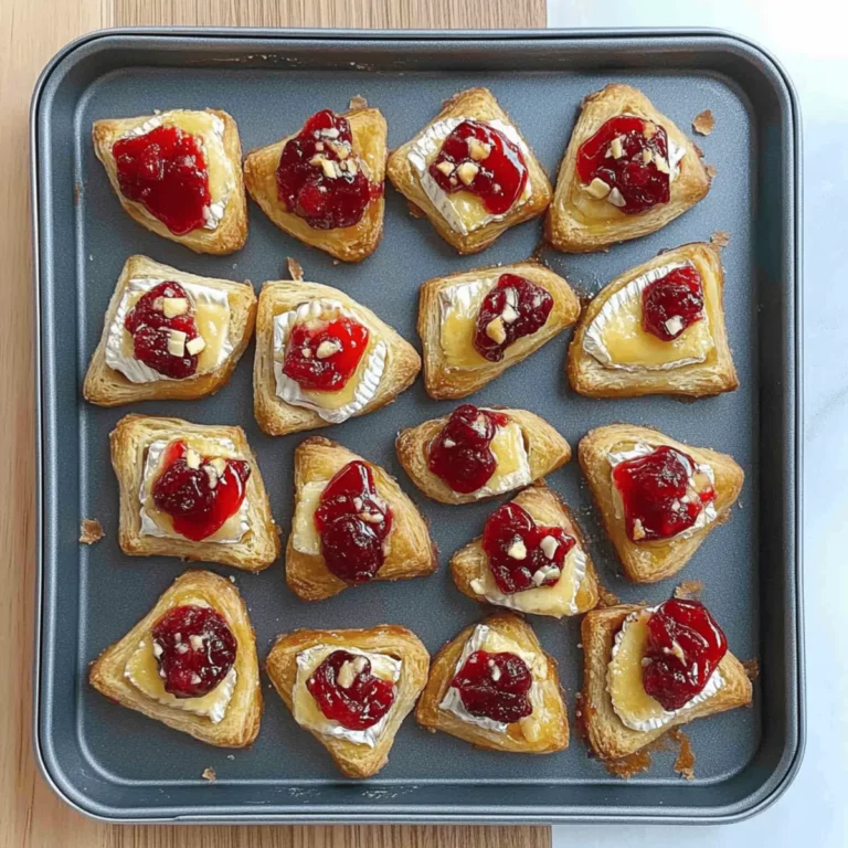 Cranberry Brie Bites