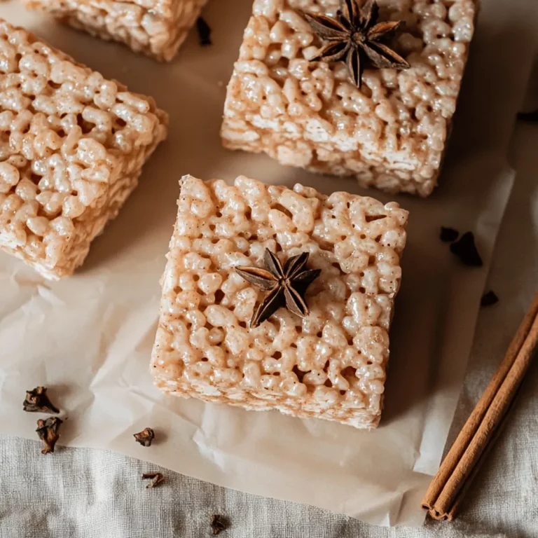 Chai Spiced Rice Krispie Treats