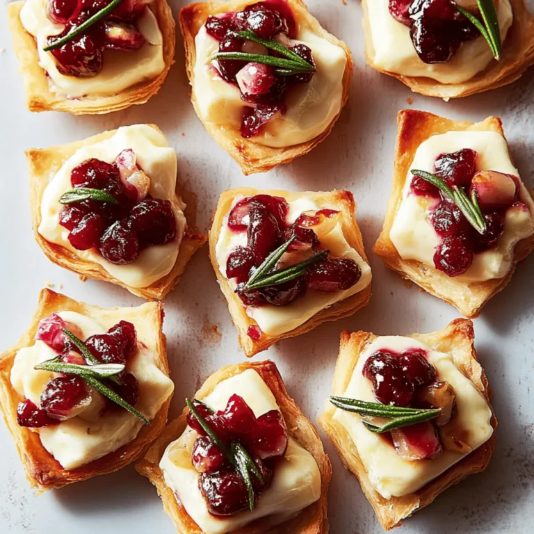 Cranberry Brie Bites
