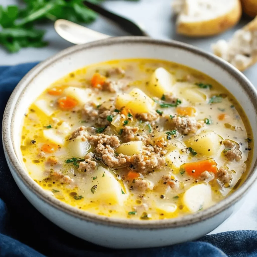 Cozy Italian Sausage and Potato Soup