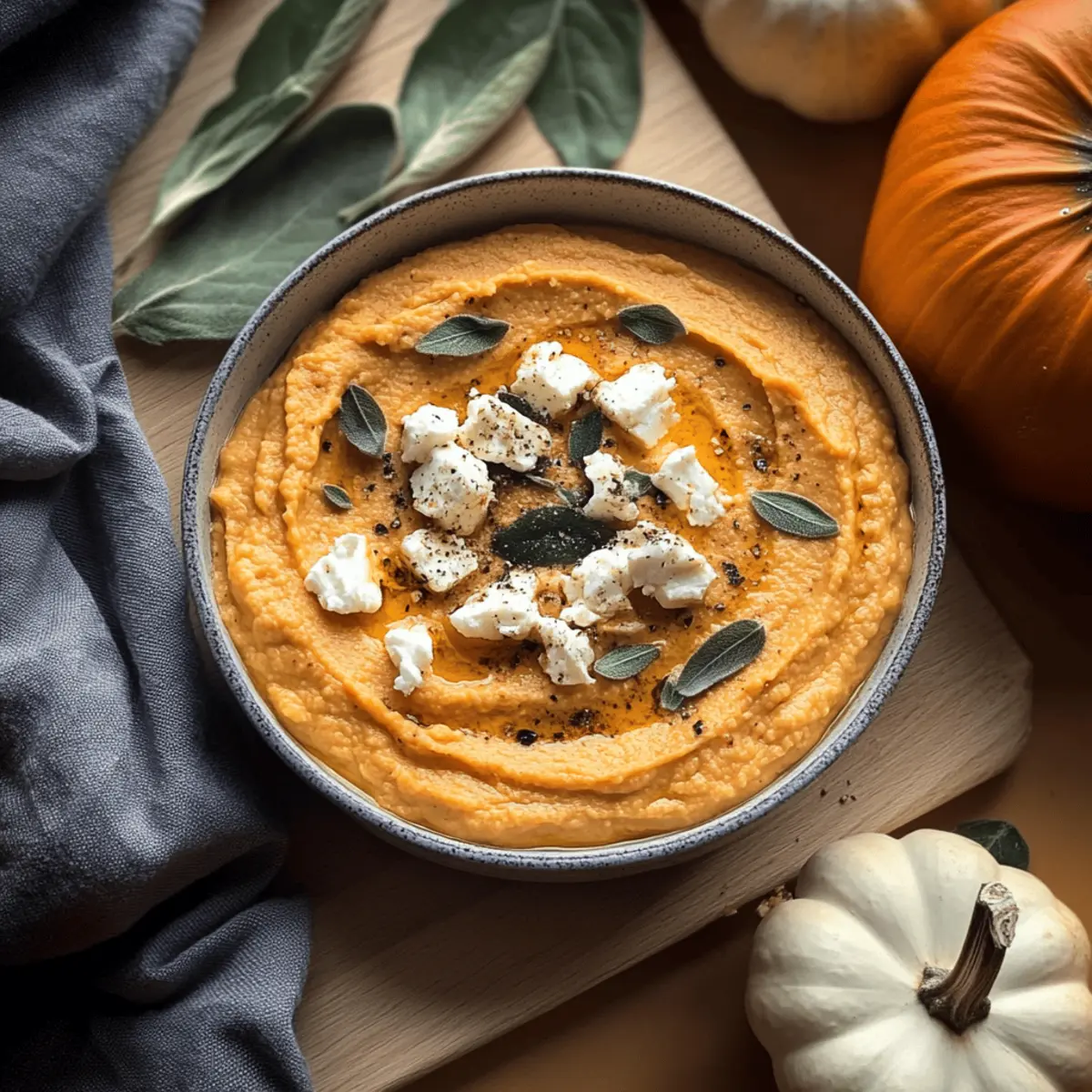 Pumpkin Whipped Feta Dip