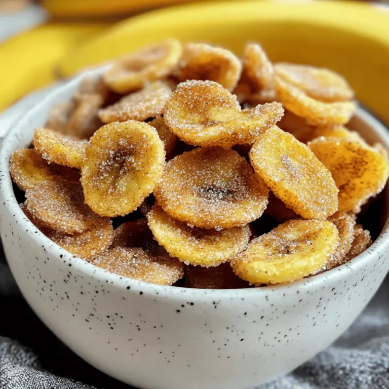 Crispy Cinnamon Sugar Banana Chips