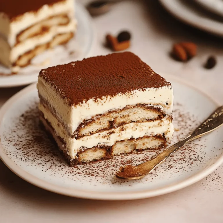 Traditional Italian Tiramisu