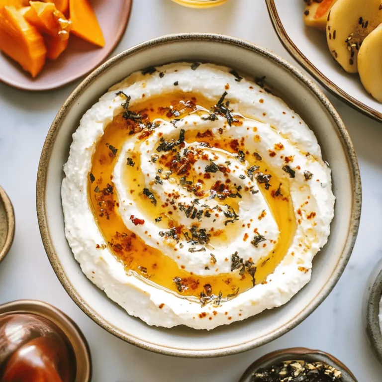 Delicious Ricotta Dip with Hot Honey