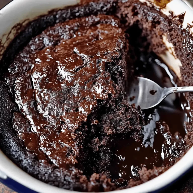 Grandma's Hot Fudge Cake