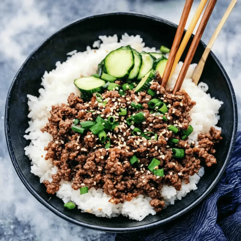 Korean Ground Beef Bowl