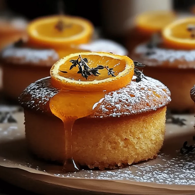 Delightful Orange Ginger Honey Cakes